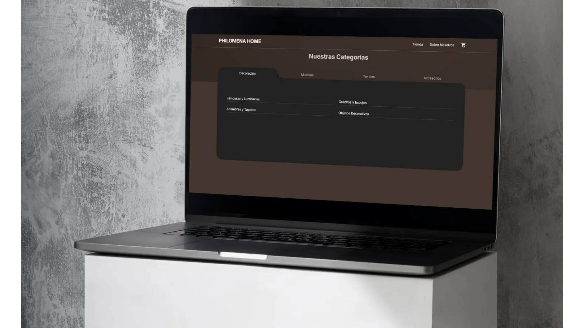 Proyecto Philomena's Home - Diseño web