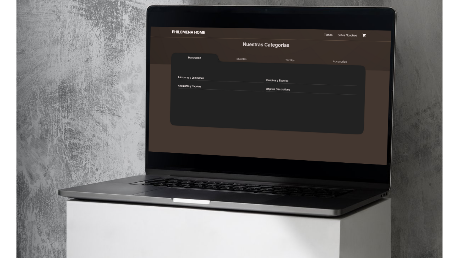 Proyecto Philomena's Home - Diseño web